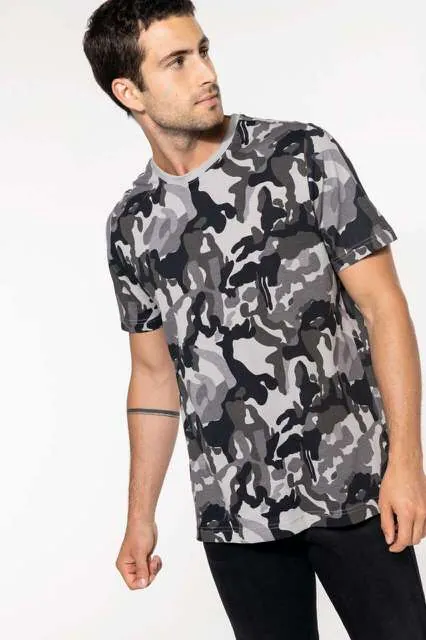 Tricou bărbați Kariban Camo KA3030 · 140 g/m², bumbac