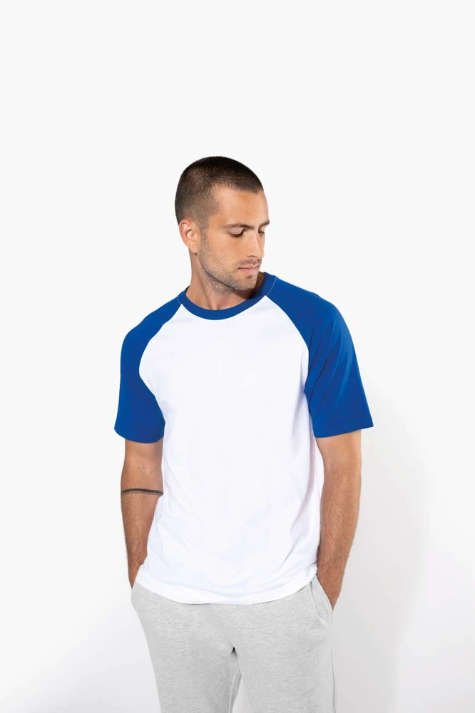 Tricou bărbați Kariban Baseball KA330 · 165 g/m², bumbac