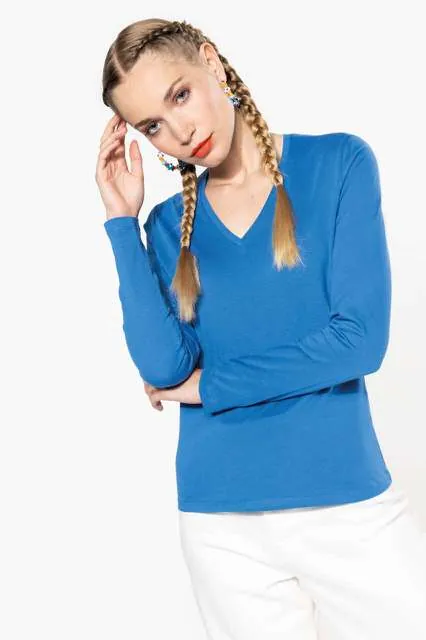 Tricou cu mânecă lungă damă Kariban KA382 · 180 g/m², bumbac