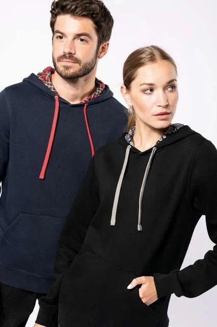Hanorac cu glugă Kariban Contrast Patterned KA4013 · 280 g/m², bumbac / poliester
