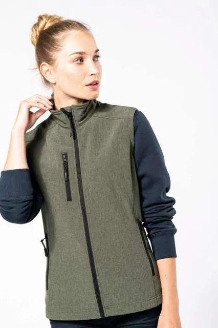 Vestă softshell damă Kariban KA404 · 300 g/m², poliester / elastan