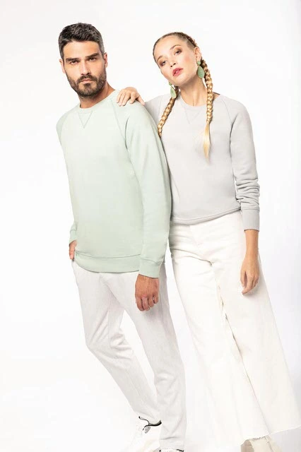 Bluză damă Kariban Organic Cotton Raglan KA481 · 300 g/m², bumbac / bumbac organic