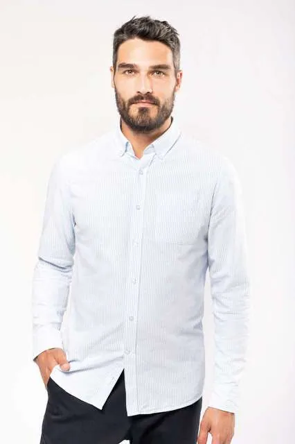 Cămașă bărbați Kariban Washed Oxford Cotton KA516 · 135 g/m², bumbac