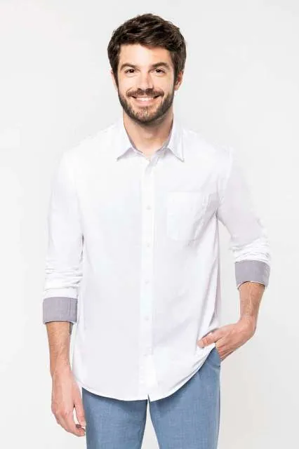 Cămașă bărbați Kariban Nevada Cotton KA586 · 155 g/m², bumbac