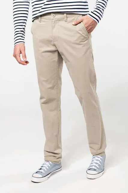 Pantaloni bărbați Kariban Chino KA740 · 245 g/m², bumbac / elastan