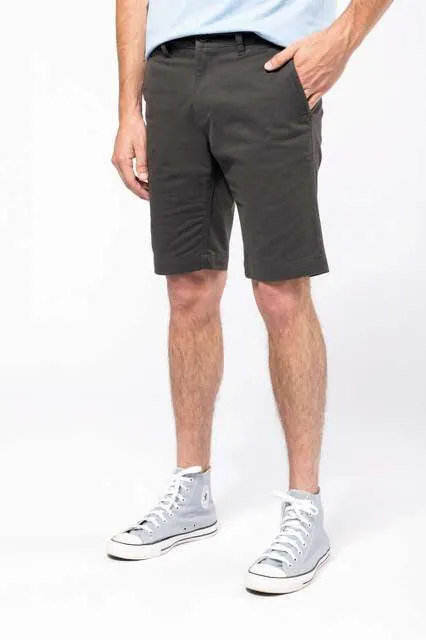 Pantaloni scurți bărbați Kariban Chino KA750 · 245 g/m², bumbac / elastan