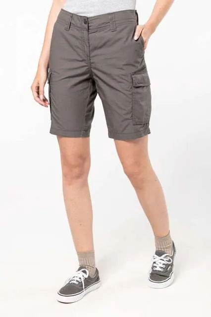 Pantaloni scurți damă Kariban Lightweight Multipocket KA756 · 140 g/m², bumbac