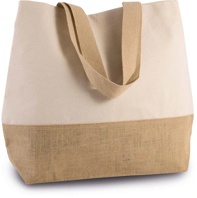 Sacoșă Kimood Canvas Jute Hold-All Shopper KI0235