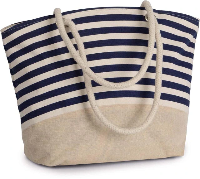 Sacoșă damă Kimood Jute Canvas Duffel Shopping KI0283
