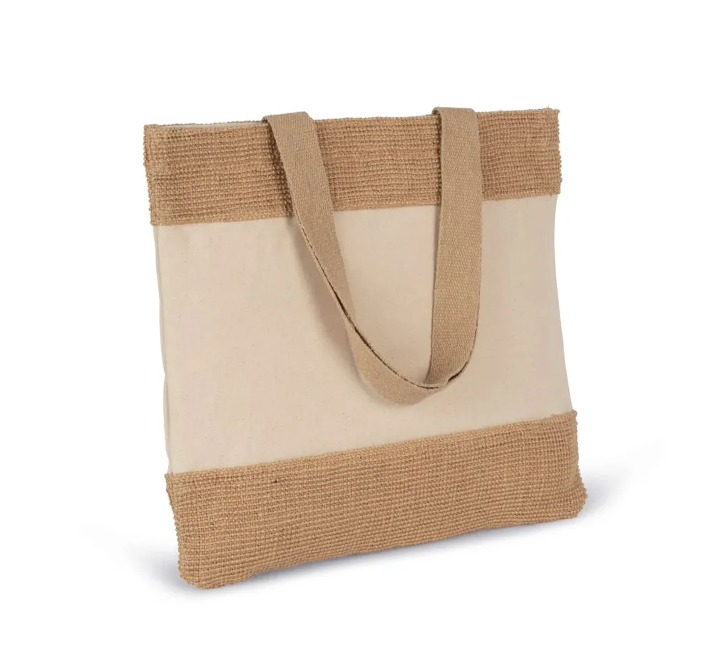 Sacoșă Kimood Shopping Cotton Woven Jute KI0294