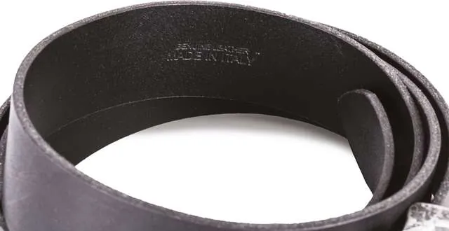 Curea K-UP Raw Edge Leather Belt KP812 · piele