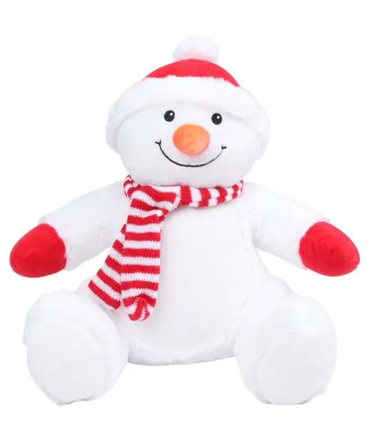 Jucărie de pluș Mumbles Zippie Snowman MM567 · poliester