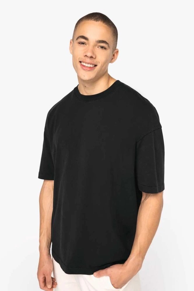 Tricou bărbați oversize Native Spirit Washed Effect NS326 · 230 g/m², bumbac / bumbac organic