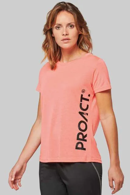 Tricou sport damă Proact Triblend Sports PA4021 · 130 g/m², bumbac / poliester