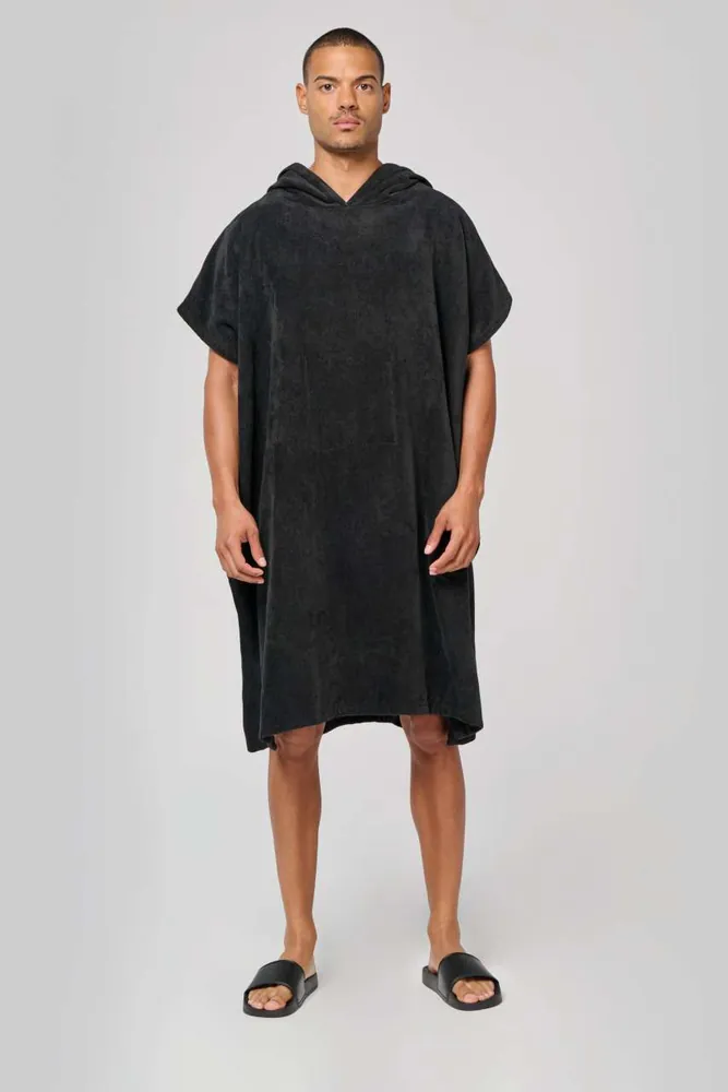 Poncho din frotir Proact PA581 · bumbac / bumbac organic
