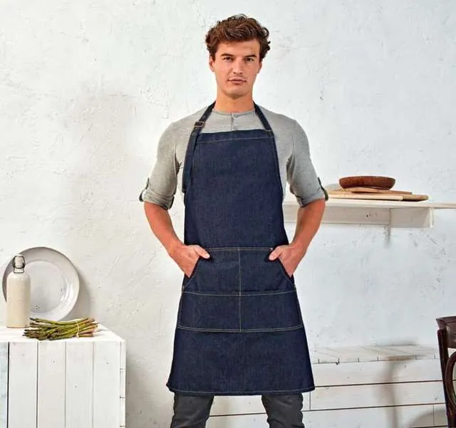 Șorț Premier Jeans Stitch PR126 · 275 g/m², bumbac / poliester