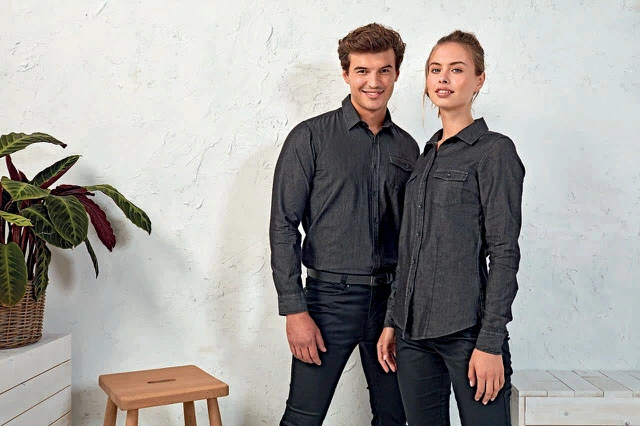 Cămașă bărbați Premier Jeans Stitch PR222 · 155 g/m², bumbac