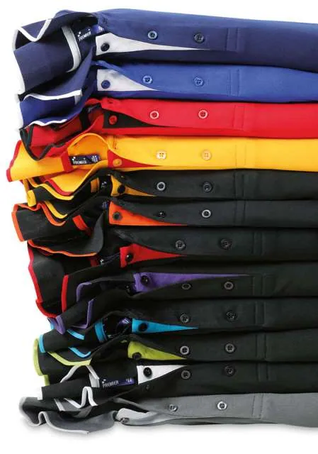 Tricou polo damă Premier Contrast Coolchecker PR619 · 155 g/m², poliester