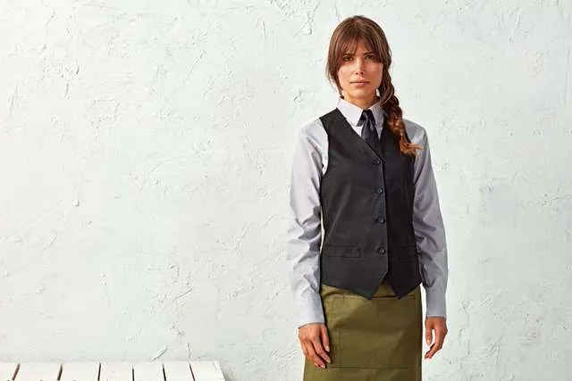 Vestă damă Premier Hospitality Waistcoat PR621 · 195 g/m², bumbac / poliester