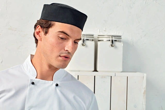 Tunică de bucătar Premier Turn-Up Chefs PR648 · 195 g/m², bumbac / poliester