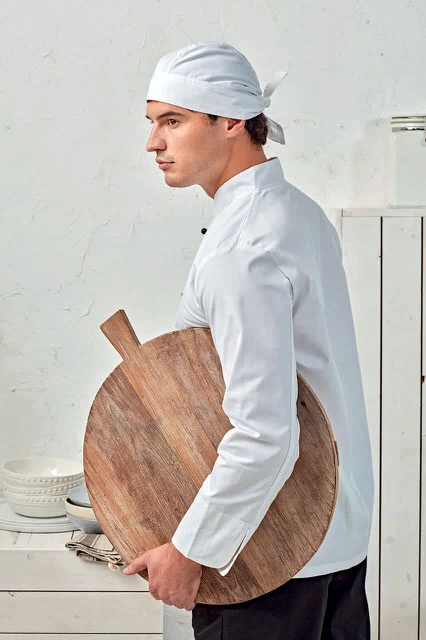 Tunică de bucătar Premier Chefs Zandana PR658 · 195 g/m², bumbac / poliester