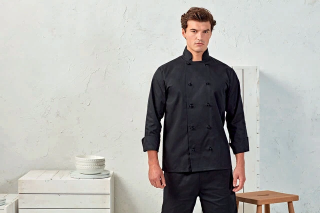 Tunică de bucătar Premier Cuisine PR661 · 195 g/m², bumbac / poliester