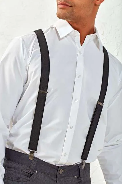 Curea bărbați Premier Clip-On Braces Suspenders PR701