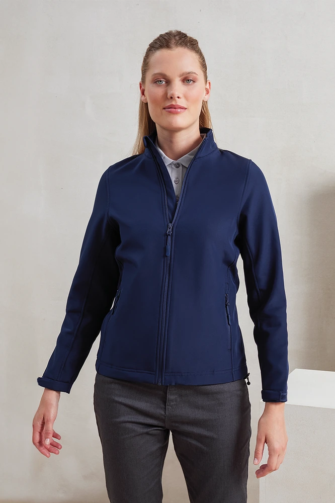 Geacă softshell damă Premier Windchecker Printable PR812 · 280 g/m², poliester / poliester reciclat