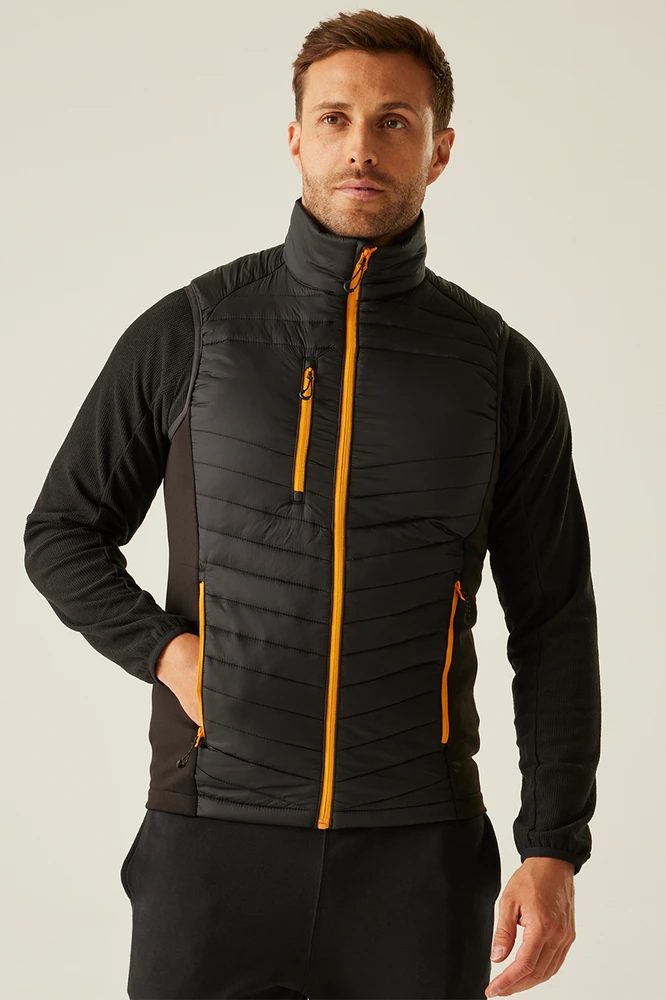 Vestă matlasată Regatta Navigate Hybrid RETRA894 · 235 g/m², poliester / elastan