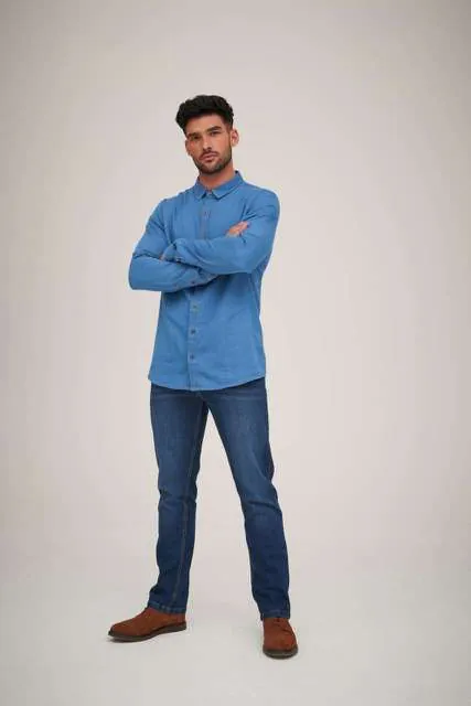 Cămașă bărbați So Denim Jack SD040 · 155 g/m², bumbac