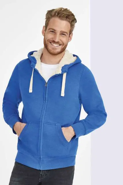 Hanorac cu fermoar SOL'S Sherpa SO00584 · 280 g/m², bumbac / poliester