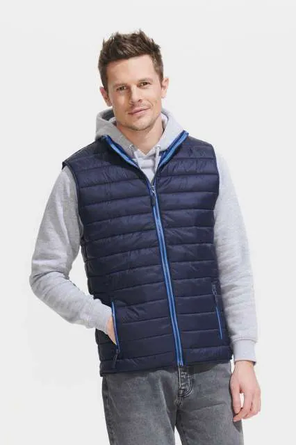 Vestă matlasată bărbați SOL'S Wave SO01436 · 180 g/m², poliester / poliamidă