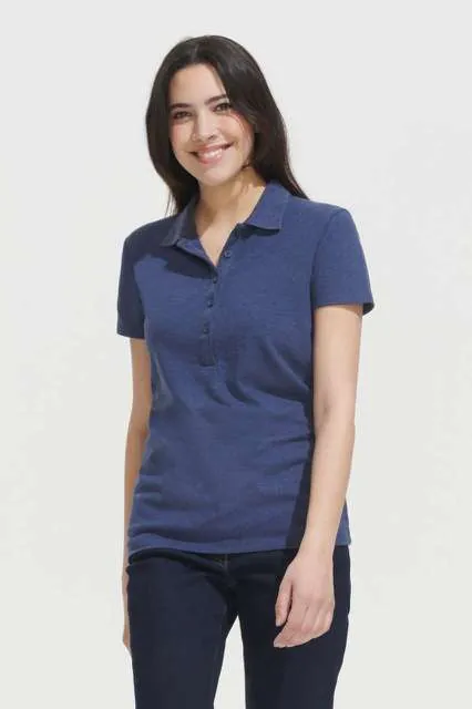 Tricou polo damă SOL'S Phoenix SO01709 · 220 g/m², bumbac / elastan