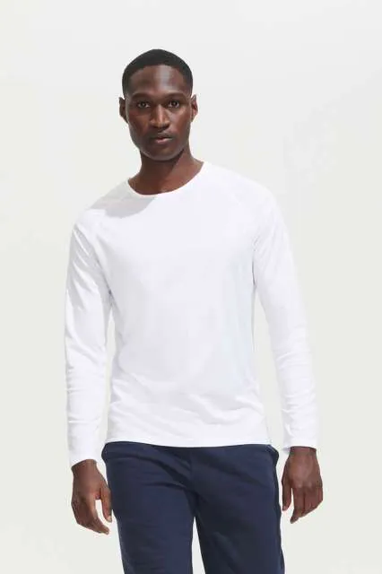 Tricou sport bărbați SOL'S Sporty LSL SO02071 · 140 g/m²