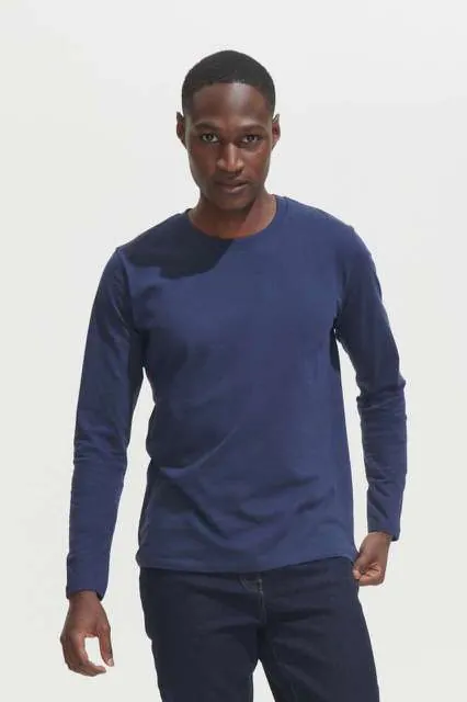 Tricou cu mânecă lungă bărbați SOL'S Imperial LSL SO02074 · 190 g/m², bumbac