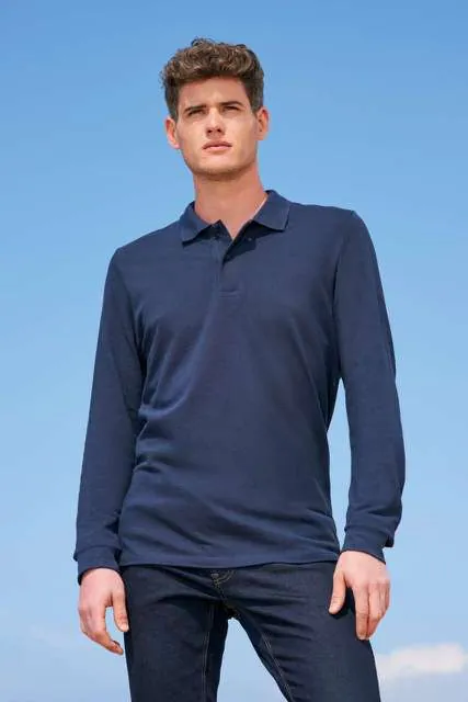 Tricou polo cu mânecă lungă bărbați SOL'S Perfect LSL SO02087 · 180 g/m²