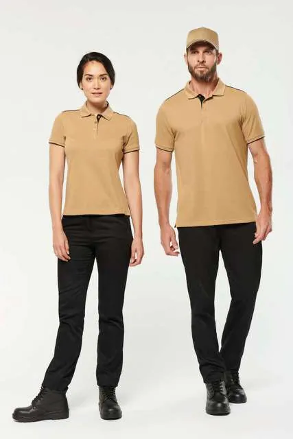 Tricou polo bărbați Designed To Work Contrasting Daytoday WK270 · 220 g/m², bumbac / poliester