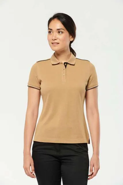 Tricou polo damă Designed To Work Contrasting Daytoday WK271 · 220 g/m², bumbac / poliester