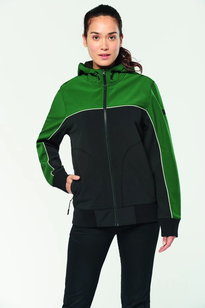 Geacă softshell Designed To Work 3-LAYER Two-Tone Bionic WK450 · 300 g/m², poliester / elastan