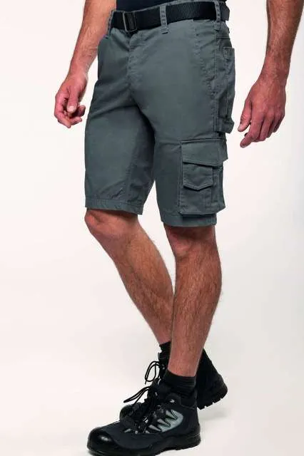 Pantaloni scurți bărbați Designed To Work Multipocket WK763 · 255 g/m², bumbac / poliester