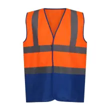 Fluro Orange/Royal Blue