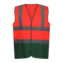 Fluro Red/Medical Green