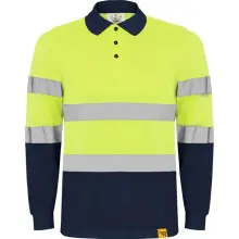 Albastru marin/galben fluor