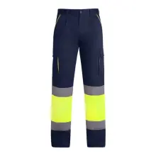 Albastru marin/galben fluor
