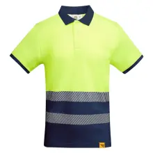 Albastru marin/galben fluor