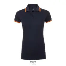 French Navy/Neon Orange