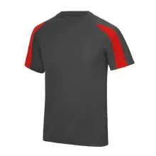 Charcoal/Fire Red