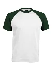 White/Forest Green