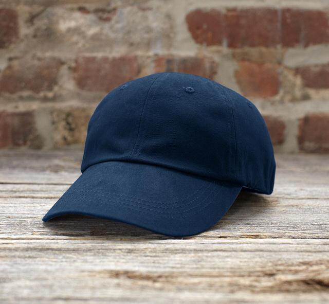 SOLID LOW-PROFILE BRUSHED TWILL CAP